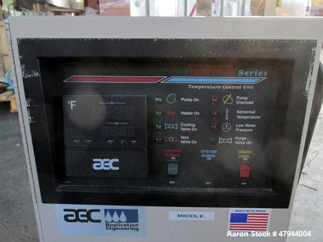 Used AEC TrueTemp Series Water Temperature Control Unit, Model TDWF7M09S4. 9KW, 3/60/460 volt. Serial# 98E5377.