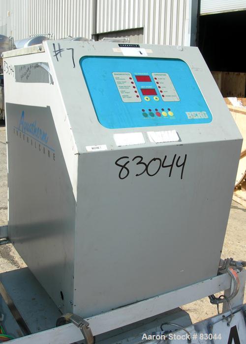 USED: Berg water temperature control unit, model B1120X. 9 kw, single zone, 3/60/460 volt, 14 amp, max temp 250 deg F. Mounted on casters.