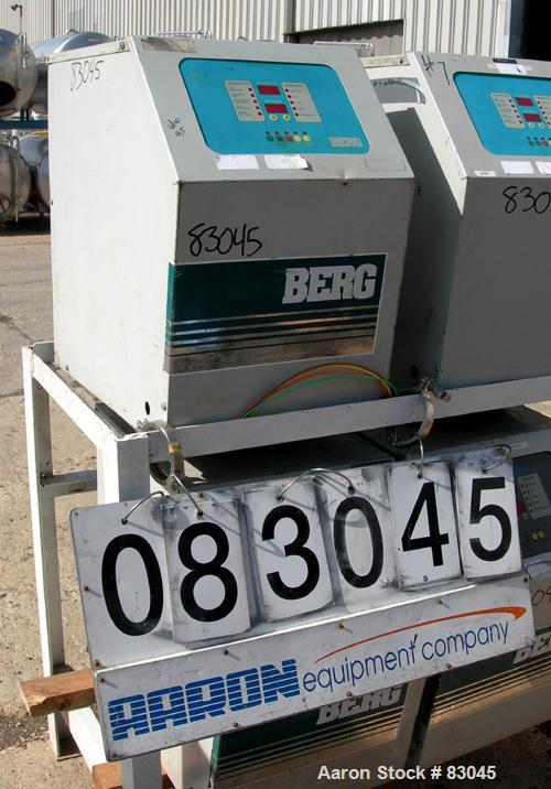 USED: Berg water temperature control unit, model B1120X. 9 kw, single zone, 3/60/460 volt, 14 amp, max temp 250 deg F. Mounted on casters.