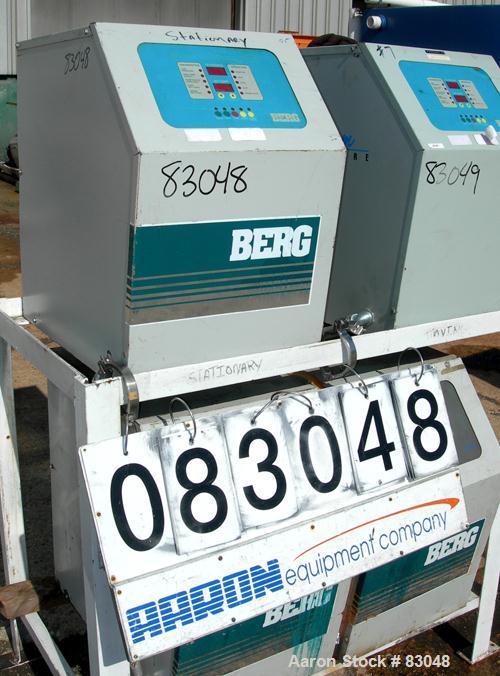 USED: Berg Water Temperature Control Unit, model B1120X. 9 kw, single zone, 3/60/460 volt, 14 amp, max temp 250 deg F. Mounted on casters.