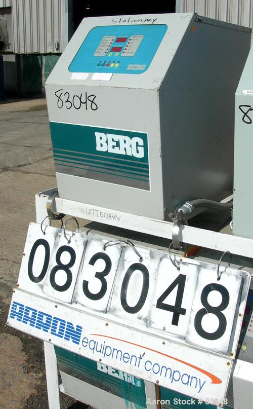 USED: Berg Water Temperature Control Unit, model B1120X. 9 kw, single zone, 3/60/460 volt, 14 amp, max temp 250 deg F. Mounted on casters.