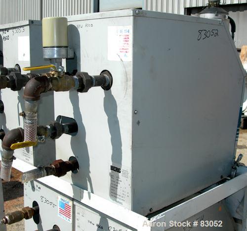 USED: Berg water temperature control unit, model B1120X. 9 kw, single zone, 3/60/460 volt, 14 amp. Max temp 250 deg F. Mounted on casters.