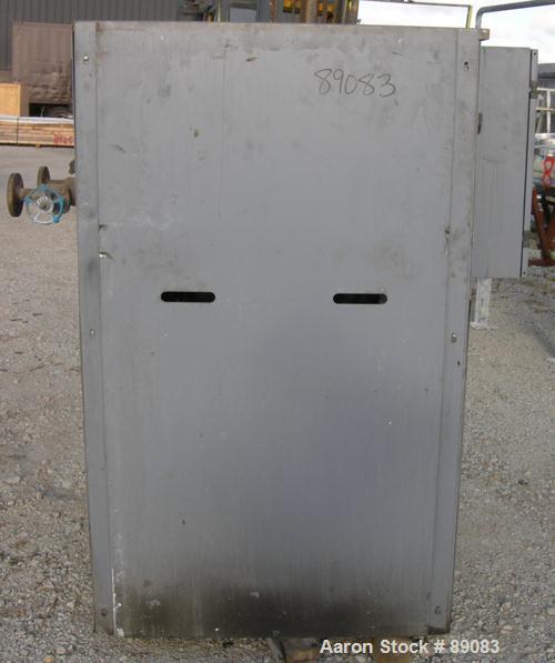 USED: Budzar temperature controller, model 10T-1820-GOL. (2) 9 kW heaters. 3/60/460 volt, 25 amp. Operating temp range 50-450 deg F. 50 psig max.