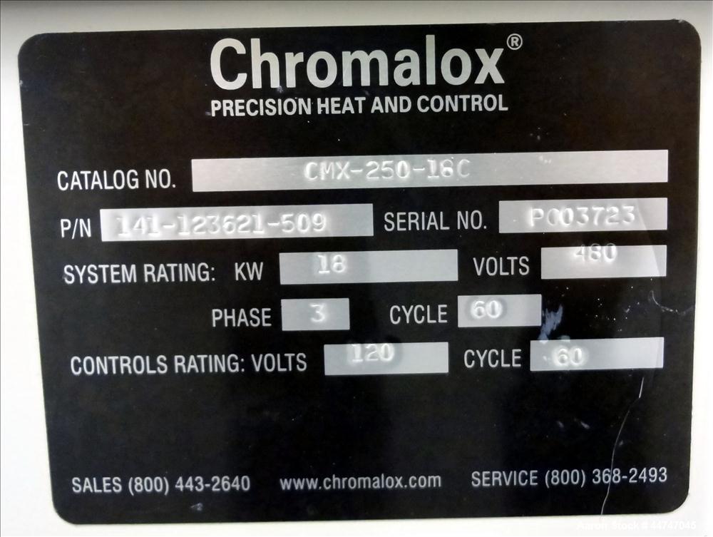 Used Chromalox Precision Heat And Control Micro Therm CMX Series Circulating Water Temperature Controller, 18 KW, Model CMX-250-18C