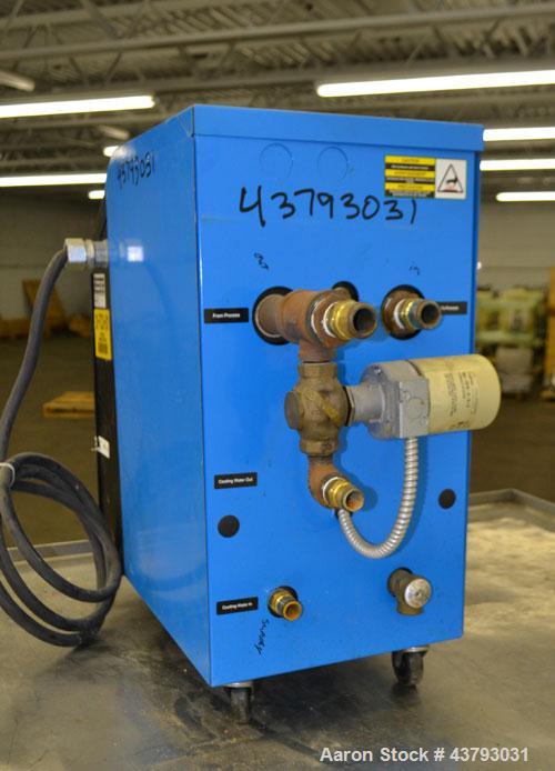 Used Conair Thermolator Water Temperature Controller, Model TW-2. 24 Kw heater, operating temperature range 35 to 250 degrees F. 3/60/460 Volt, 32 amps. Includes a TW-2 Microprocessor controller. Mou...