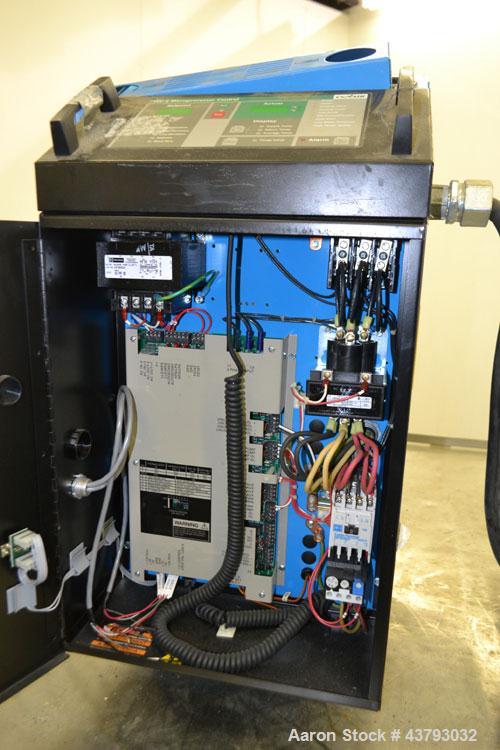Used Conair Thermolator Water Temperature Controller, Model TW-2. 24 Kw heater, operating temperature range 35 to 250 degrees F. 3/60/460 Volt, 32 amps. Includes a TW-2 Microprocessor controller. Mou...