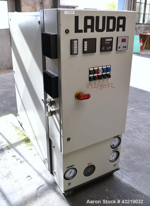 Used Lauda 29kW Secondary Circle Unit Heater, Type TR400HKK. Temperature range -60 to 200 degrees C. (-76 to 392 F.). 3/50/400 volt. Mounted on casters. Built 2002.
