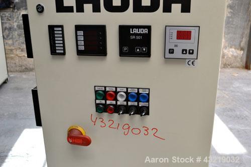 Used Lauda 29kW Secondary Circle Unit Heater, Type TR400HKK. Temperature range -60 to 200 degrees C. (-76 to 392 F.). 3/50/400 volt. Mounted on casters. Built 2002.