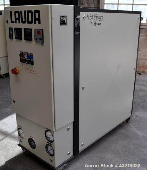 Used Lauda 29kW Secondary Circle Unit Heater, Type TR400HKK. Temperature range -60 to 200 degrees C. (-76 to 392 F.). 3/50/400 volt. Mounted on casters. Built 2002.