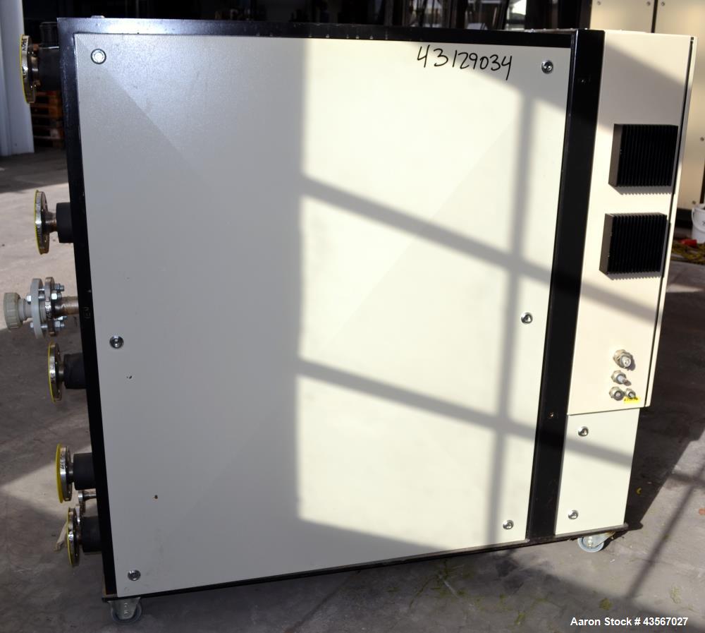 Used Lauda 28kW Secondary Circle Unit Heater, Type TR400HKK. Temperature range -60 to 200 degrees C. (-76 to 392 F.). 3/50/400 volt. Mounted on casters. Built 2000.