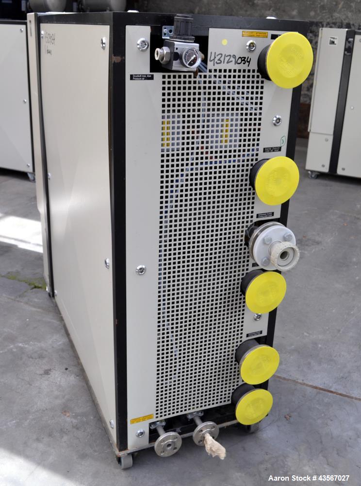 Used Lauda 28kW Secondary Circle Unit Heater, Type TR400HKK. Temperature range -60 to 200 degrees C. (-76 to 392 F.). 3/50/400 volt. Mounted on casters. Built 2000.