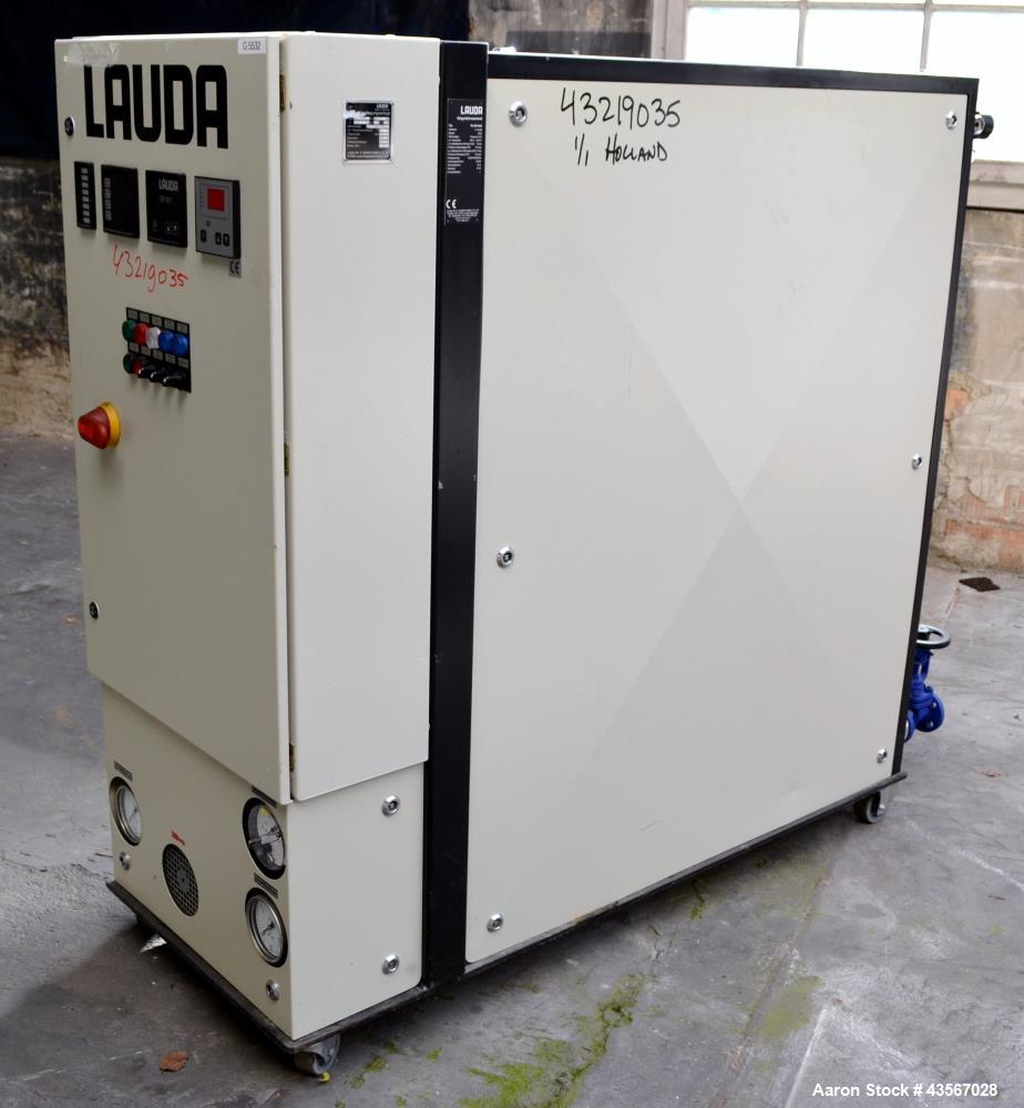 Used Lauda 29kW Secondary Circle Unit Heater, Type TR400HKK. Temperature range -60 to 200 degrees C. (-76 to 392 F.). 3/50/400 volt. Mounted on casters. Built 2002.