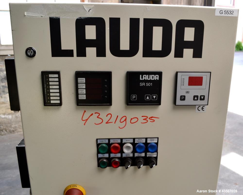 Used- Lauda 29kW Secondary Circle Unit Heater, Type TR400HKK. Temperature range -60 to 200 degrees C. (-76 to 392 F.). 3/50/...