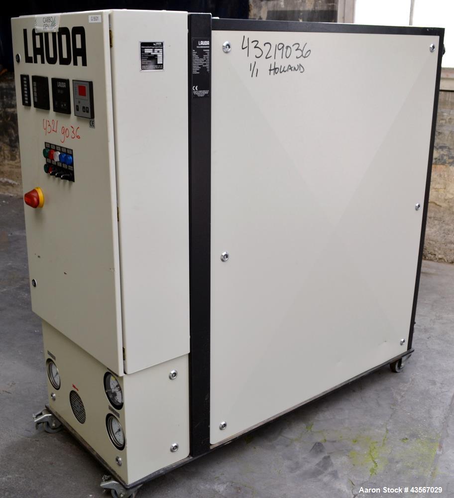 Used Lauda 24kW Secondary Circle Unit Heater, Type TR400HKK. Temperature range -60 to 200 degrees C. (-76 to 392 F.). 3/50/400 volt. Mounted on casters. Built 2002.