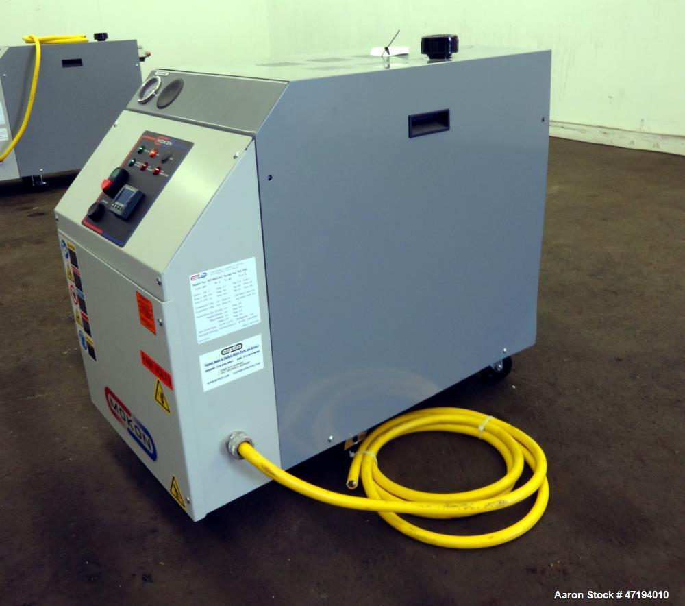 Unused- Mokon Minitherm Circulating Water Temperature Control System, Model MT4002AG. 2KW, 3/60/460 volts. Maximum temperature 250 degrees F. Includes a control panel with a Eurotherm controller. Ser...