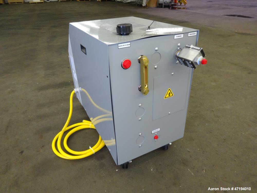 Unused- Mokon Minitherm Circulating Water Temperature Control System, Model MT4002AG. 2KW, 3/60/460 volts. Maximum temperature 250 degrees F. Includes a control panel with a Eurotherm controller. Ser...