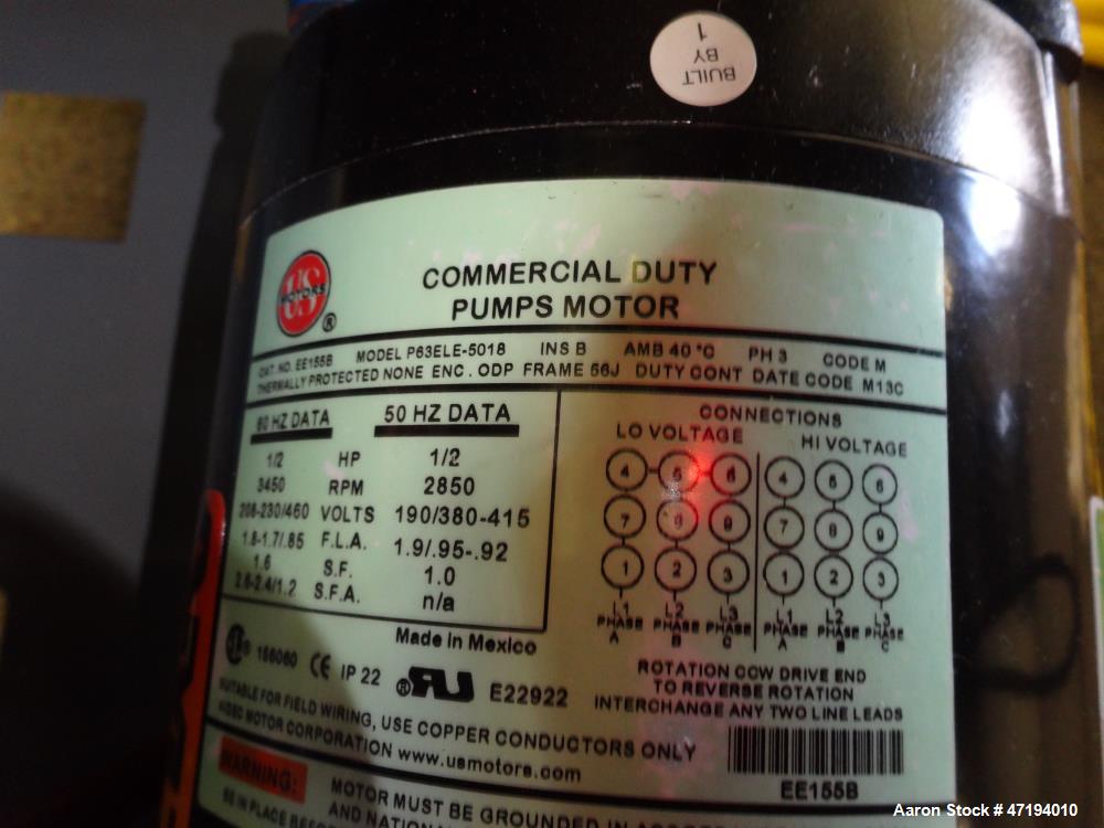 Unused- Mokon Minitherm Circulating Water Temperature Control System, Model MT4002AG. 2KW, 3/60/460 volts. Maximum temperature 250 degrees F. Includes a control panel with a Eurotherm controller. Ser...