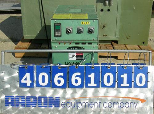 Used Sterlco Sterl-Tronic Heating and Ttemperature Control Unit, model G9410-FCX. 3/60/230 volt, 29 amps.  9000 watts per heater.  Operating temperature range from supply water to 250 degrees F.  Dri...