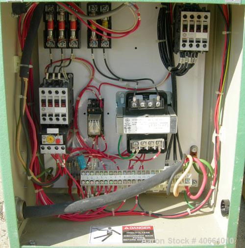 Used Sterlco Sterl-Tronic Heating and Ttemperature Control Unit, model G9410-FCX. 3/60/230 volt, 29 amps.  9000 watts per heater.  Operating temperature range from supply water to 250 degrees F.  Dri...