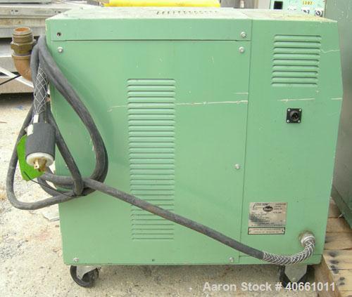 Used Sterlco Sterl-Tronic Heating and Temperature Control Unit, model G9410-FCX. 3/60/230 volt, 29 amps. 9000 watts per heater. Operating temperature range from supply water to 250 degrees F. Driven ...