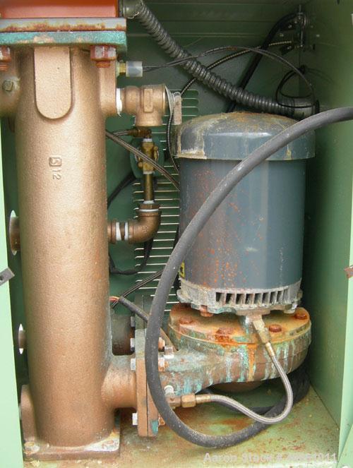 Used Sterlco Sterl-Tronic Heating and Temperature Control Unit, model G9410-FCX. 3/60/230 volt, 29 amps. 9000 watts per heater. Operating temperature range from supply water to 250 degrees F. Driven ...