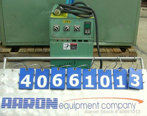 Used Sterlco Sterl-Tronic Heating and Temperature Control Unit, model G9410-FCX. 3/60/230 volt, 29 amps. 9000 watts per heater. Operating temperature range from supply water to 250 degrees F.  Driven...