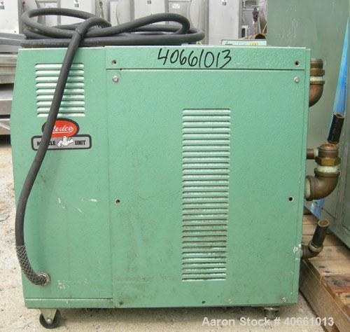 Used Sterlco Sterl-Tronic Heating and Temperature Control Unit, model G9410-FCX. 3/60/230 volt, 29 amps. 9000 watts per heater. Operating temperature range from supply water to 250 degrees F.  Driven...