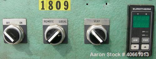 Used Sterlco Sterl-Tronic Heating and Temperature Control Unit, model G9410-FCX. 3/60/230 volt, 29 amps. 9000 watts per heater. Operating temperature range from supply water to 250 degrees F.  Driven...