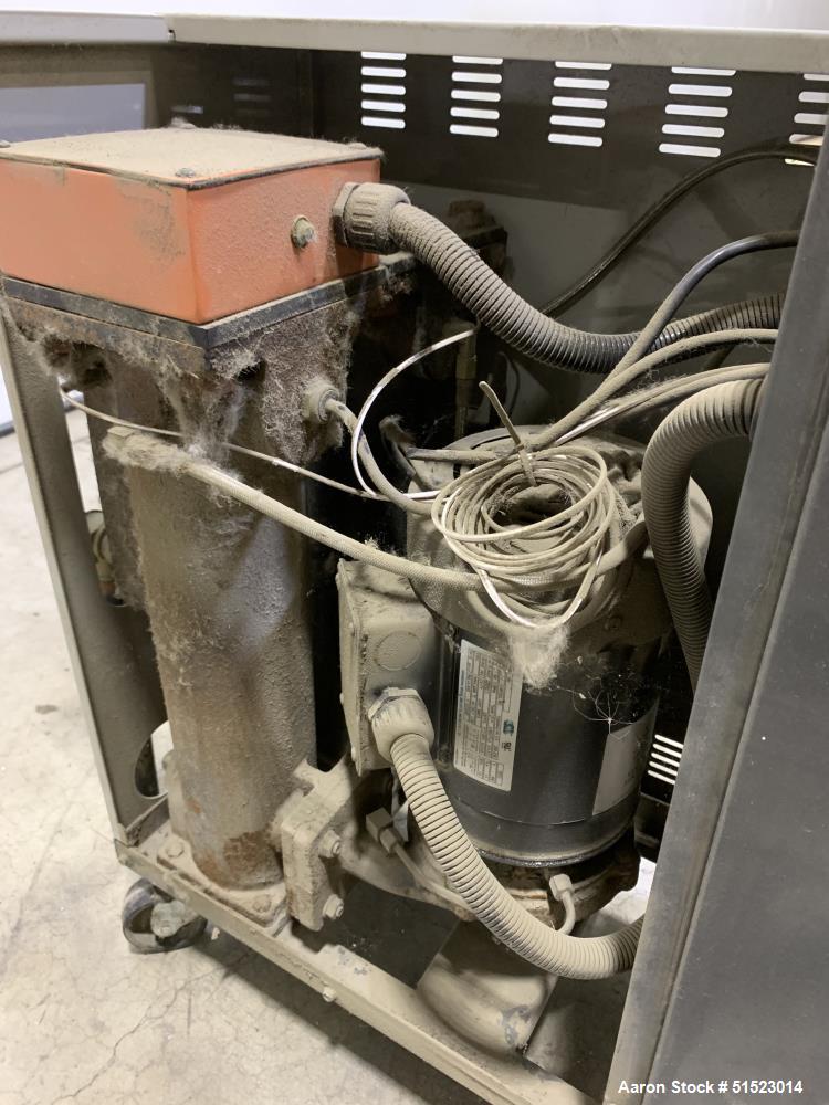 Used Sterlco Portable Water Temperature Control Unit, Model M2B2010-D.  1 HP Pump, 35 GPM, 150 PSI Max Working Pressure, 9 kW Heater, 32-250 Degrees F Setpoint Operating Range.  3/60/208 Volt.  Seria...