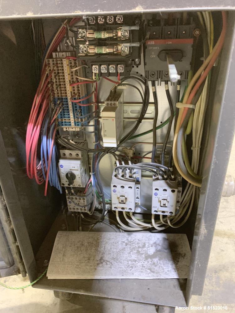 Used Sterlco Portable Water Temperature Control Unit, Model M2B2010-D.  1 HP Pump, 35 GPM, 150 PSI Max Working Pressure, 9 kW Heater, 32-250 Degrees F Setpoint Operating Range.  3/60/208 Volt.  Seria...