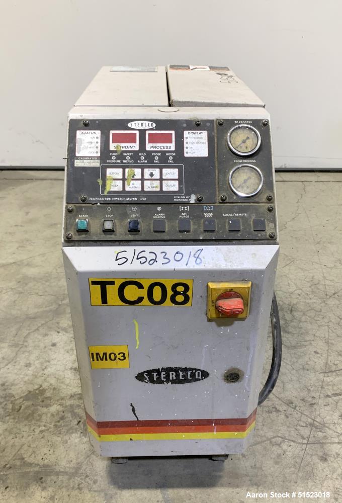 Used-Sterlco Portable Water Temperature Control Unit, Model M2B2010-D.  1 HP Pump, 35 GPM, 150 PSI Max Working Pressure, 9 k...