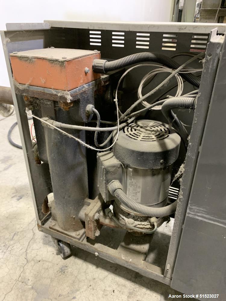 Used Sterlco Portable Water Temperature Control Unit, Model M2B2010-D.  1 HP Pump, 35 GPM, 150 PSI Max Working Pressure, 9 kW Heater, 32-250 Degrees F Setpoint Operating Range.  3/60/208 Volt.  Seria...