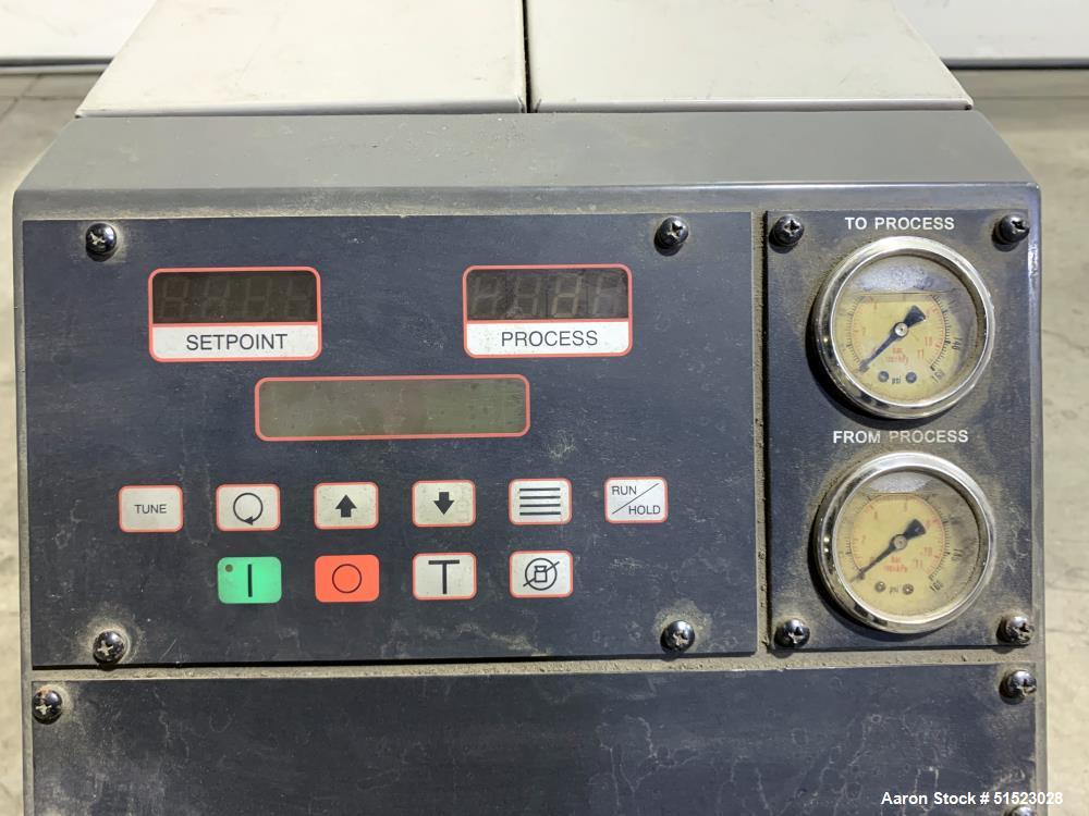 Used Sterlco Portable Water Temperature Control Unit, Model M2B2010-D.  1 HP Pump, 35 GPM, 150 PSI Max Working Pressure, 9 kW Heater, 32-250 Degrees F Setpoint Operating Range.  3/60/208 Volt.  Seria...