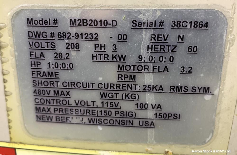 Gebraucht-Sterlco Tragbares Wassertemperiergerät, Modell M2B2010-D.  1 PS Pumpe, 35 GPM, 150 PSI maximaler Arbeitsdruck, 9 k...