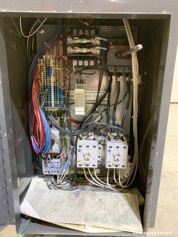 Used Sterlco Portable Water Temperature Control Unit, Model M2B2010-G.  3 HP Pump, 60 GPM, 150 Max Working Pressure, 12 kW Heater, 32-250 Degrees F Setpoint Operating Range.  3/60/208 Volt.  Serial #...