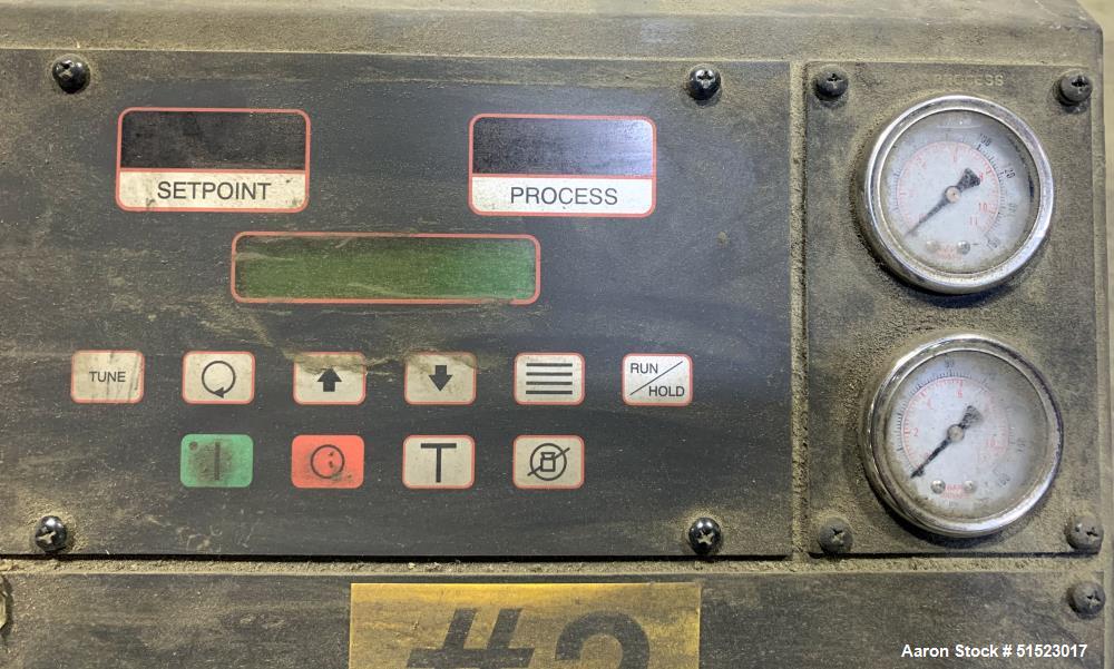 Used Sterlco Portable Water Temperature Control Unit, Model M2B2010-G.  3 HP Pump, 60 GPM, 150 Max Working Pressure, 12 kW Heater, 32-250 Degrees F Setpoint Operating Range.  3/60/208 Volt.  Serial #...