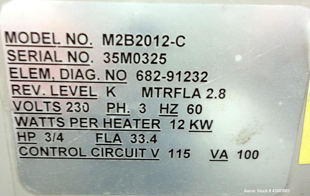 Used Sterlco Hot Water Temperature Control Unit, 12 KW, Model M2B2012-C. 3/60/230 Volt.
