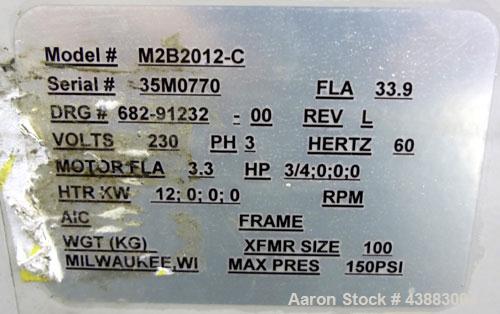Used Sterlco Hot Water Temperature Control Unit, 12 KW, Model M2B2012-C. 3/60/230 Volt.