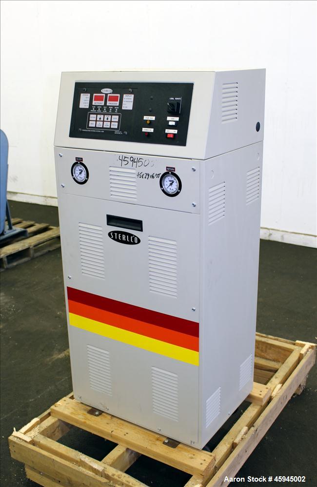 Unused- Sterlco Hot Water Temperature Controller, Model M2B9312-ACX. Watts per heater 24kW. Includes .5hp, 3/60/208-230/460, 1725 rpm motor, American Industrial heat exchanger, 150 psi maximum allowa...