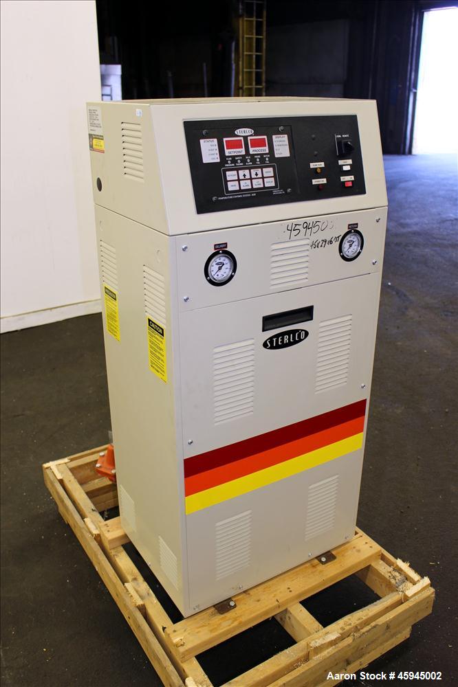 Unused- Sterlco Hot Water Temperature Controller, Model M2B9312-ACX. Watts per heater 24kW. Includes .5hp, 3/60/208-230/460, 1725 rpm motor, American Industrial heat exchanger, 150 psi maximum allowa...