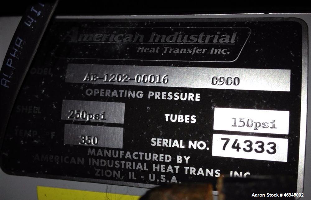 Unused- Sterlco Hot Water Temperature Controller, Model M2B9312-ACX. Watts per heater 24kW. Includes .5hp, 3/60/208-230/460, 1725 rpm motor, American Industrial heat exchanger, 150 psi maximum allowa...