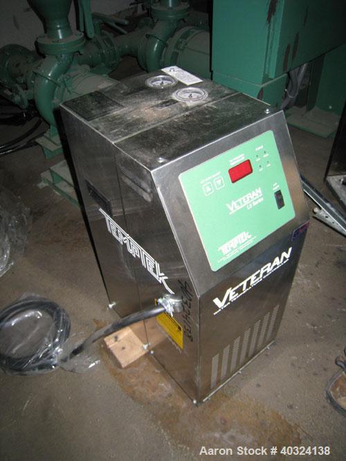 Unused: Temptek Veteran water temperature controller, model VT-275-LS. 10 kW, 3/60/460 volt, 12.3 amp. Mounted on casters. Serial #9973285, built 2003.
