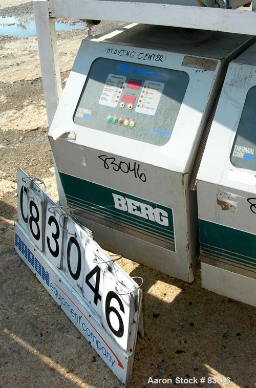 USED: Thermal Care Water Temperature Control Unit, model RA092004.   9 kw, single zone, 3/60/460 volt, 14 amp, max temp 250 deg F. Mounted on casters.