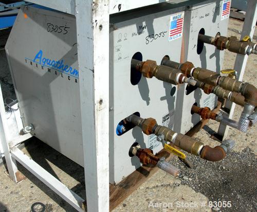 USED: Thermal Care Water Temperature Control Unit, model RA092004.   9 kw, single zone, 3/60/460 volt, 14 amp. Max temp 250 deg F. Mounted on casters.