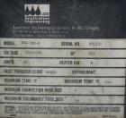 Used AEC Water Temperature Control Unit, Model TDW-1NX-Q. Heater rated 9 kW, 3/4 hp, 3/60/208-230/460 volt, 3450/2850 rpm pump. 1