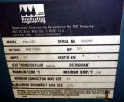 Used AEC Water Temperature Control Unit, Model TDW-1XT.  9 kW Heater, maximum temperature rating 230 degrees F. Includes an AEC Micro-Computer panel. 3/60/460 Volt. Mounted on casters.