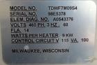 Used AEC TrueTemp Series Water Temperature Control Unit, Model TDWF7M09S4. 9KW, 3/60/460 volt. Serial# 98E5378.