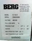 USED: Berg water temperature control unit, model B1120X. 9 kw, single zone, 3/60/460 volt, 14 amp, max temp 250 deg F. Mounted on casters.