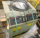 Used Conair Temperature Controller, Model TC2-DI. 9kW each, 18kW total. Operating temperature 32 to 250 Degrees F. Pumps 3/4hp. 3/60/460 volt, 30 amp. Mounted on casters. Serial# 92G129.