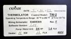 Used Conair Thermolator Water Temperature Controller, Model TW-2. 24 Kw heater, operating temperature range 35 to 250 degrees F. 3/60/460 Volt, 32 amps. Includes a TW-2 Microprocessor controller. Mou...